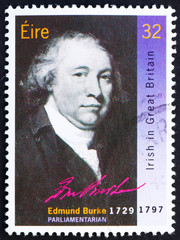 Postage stamp Ireland 1990 Edmund Burke, Statesman