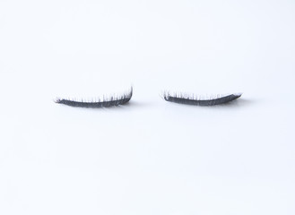 False eyelashes in black
