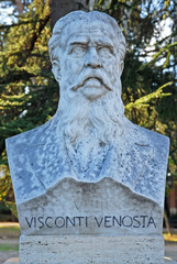 Rome Visconti Venosta statue at Borghese villa