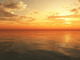 Fototapeta premium Ocean sunset