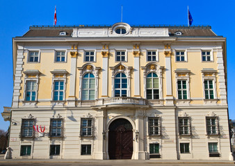 Fototapeta na wymiar Urząd Kanclerza Austrii w Wiedniu