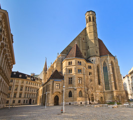 Fototapeta na wymiar Kościół Minorites (Minoritenkirche) - Wiedeń, Austria