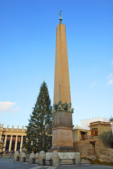 Obraz premium Ancient Egyptian obelisks Vaticano in Vatican square