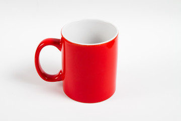 Isolated red mug - 40652015
