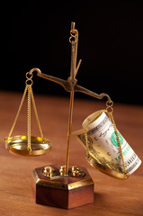balance with money