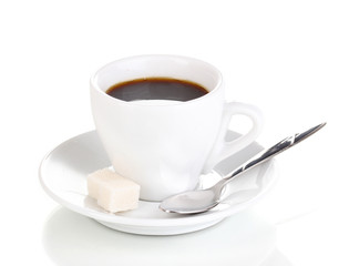 Coffee cup isolated on white