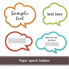 Speech bubbles