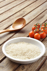 Thai rice and tomatoes