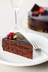 Delicious chocolate cake