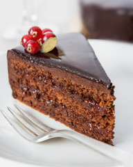 Delicious chocolate cake