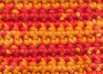 Background - crochet - variegated yarn