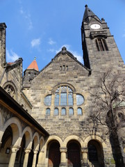 Fototapeta premium Versöhnungskirche in Dresden, Hofseite