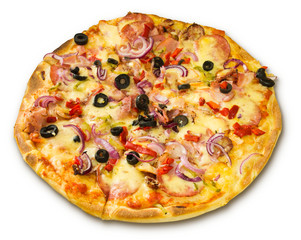 fresh pizza