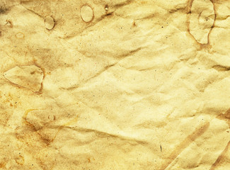 Crumpled old paper texture