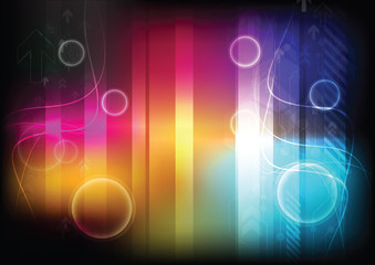 arrow colorful background