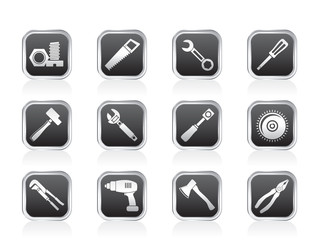 different kind of tools icons - vector icon set