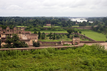 Old palace in Orchha, India