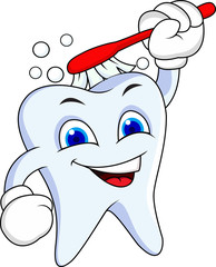 Tooth cartoon character