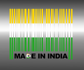 Fototapeta na wymiar Made in India.