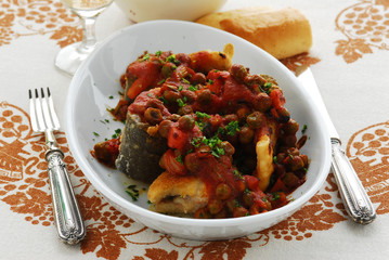 Cavedano ai piselli Chub with peas 鲢鱼和豌豆