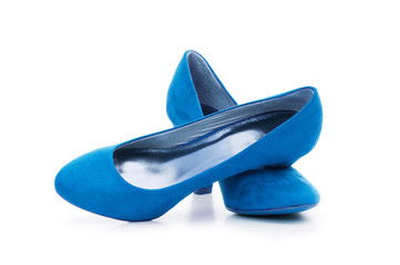 Female shoes in fashion concept