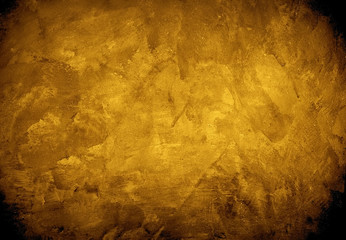 golden concrete wall
