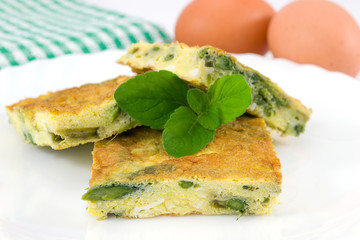 frittata with asparagus