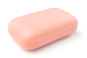 single pink soap