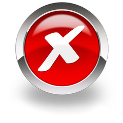 Obraz premium red cross icon