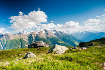 mountain panorama from fiescheralp - 40683248