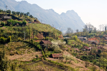 houses in mountains
