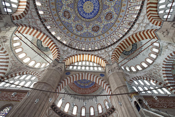 Dome patterns of Selimiye Mosque