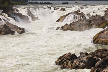 Waterfall in south of Lao