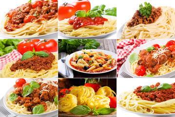 pasta collage