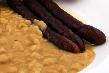 sausage and beans