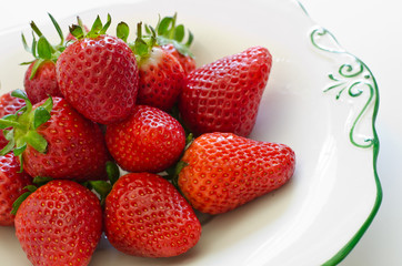 fresh summer strawberries