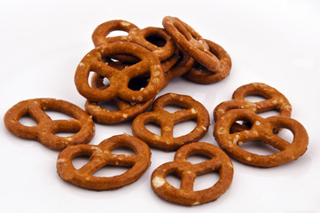 Salted pretzels