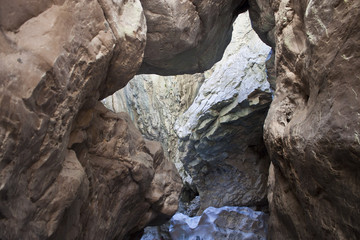 Fototapeta premium Rock formations in Saklikent canyon in Turkey