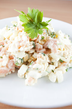 Salmon salad - Ducan diet