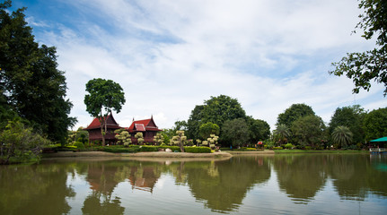 Fototapeta na wymiar Ancient Thai Village