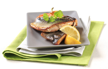 Pan fried trout fillets
