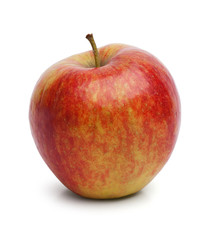Large colorful ripe apple