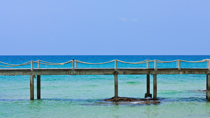 Obraz premium Wood jetty