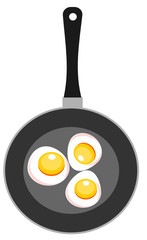 Fried egg It is tasty