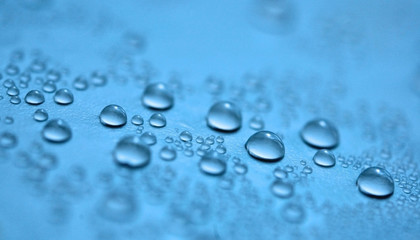 Blue drops