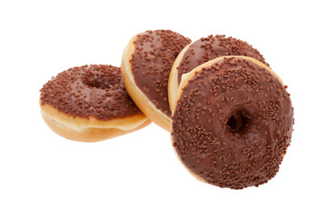 Donut mit Schokolade