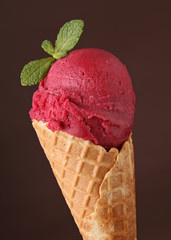 ice cream in cone