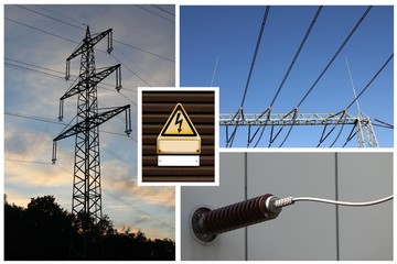high voltage electricity network mix
