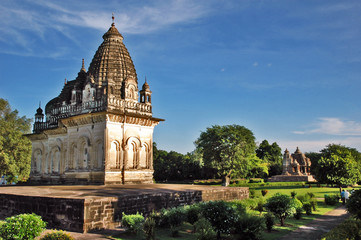 Fototapeta na wymiar Khajurhao, Madhya Pradesh, świątynie miłości, Indie