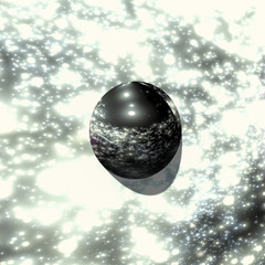 Flying ball of unknown origin